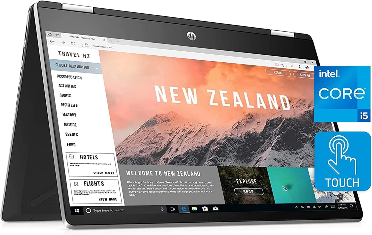 HP2023 Newest Pavilion X360 2-in-1 Laptop, 14" FHD Convertible Display, Intel Core i5 1135G7 Processor up to 4.2GHz, 16GB RAM, 1TB SSD, ‎Intel Iris Xe Graphics, Wi-Fi, Bluetooth, ‎Windows 11 Home