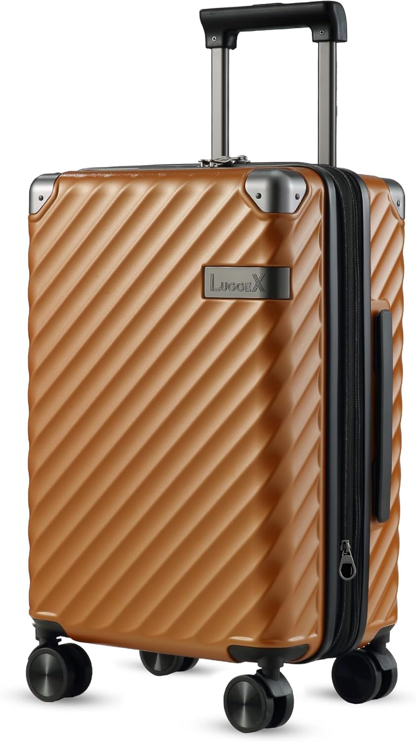 LUGGEX Carry On Luggage 22x14x9 Airline Approved 100