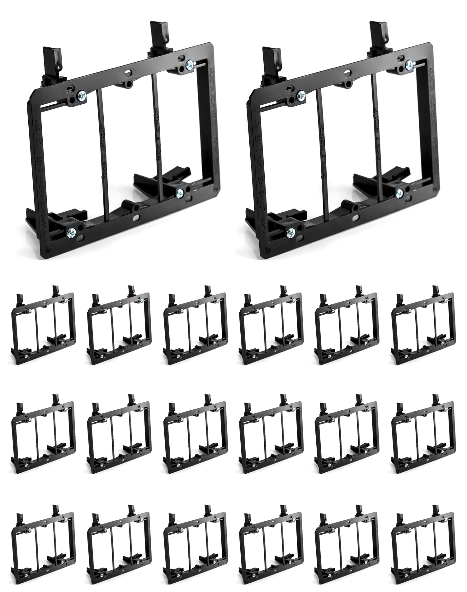 Support basse tension triple bande QWORK pour ranger le câble réseau
