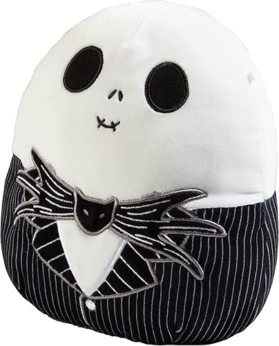 Squishmallow - Peluche oficial de Kellytoy de personajes de Disney, animal de peluche suave y blando (Jack Skellington, 14 pulgadas)