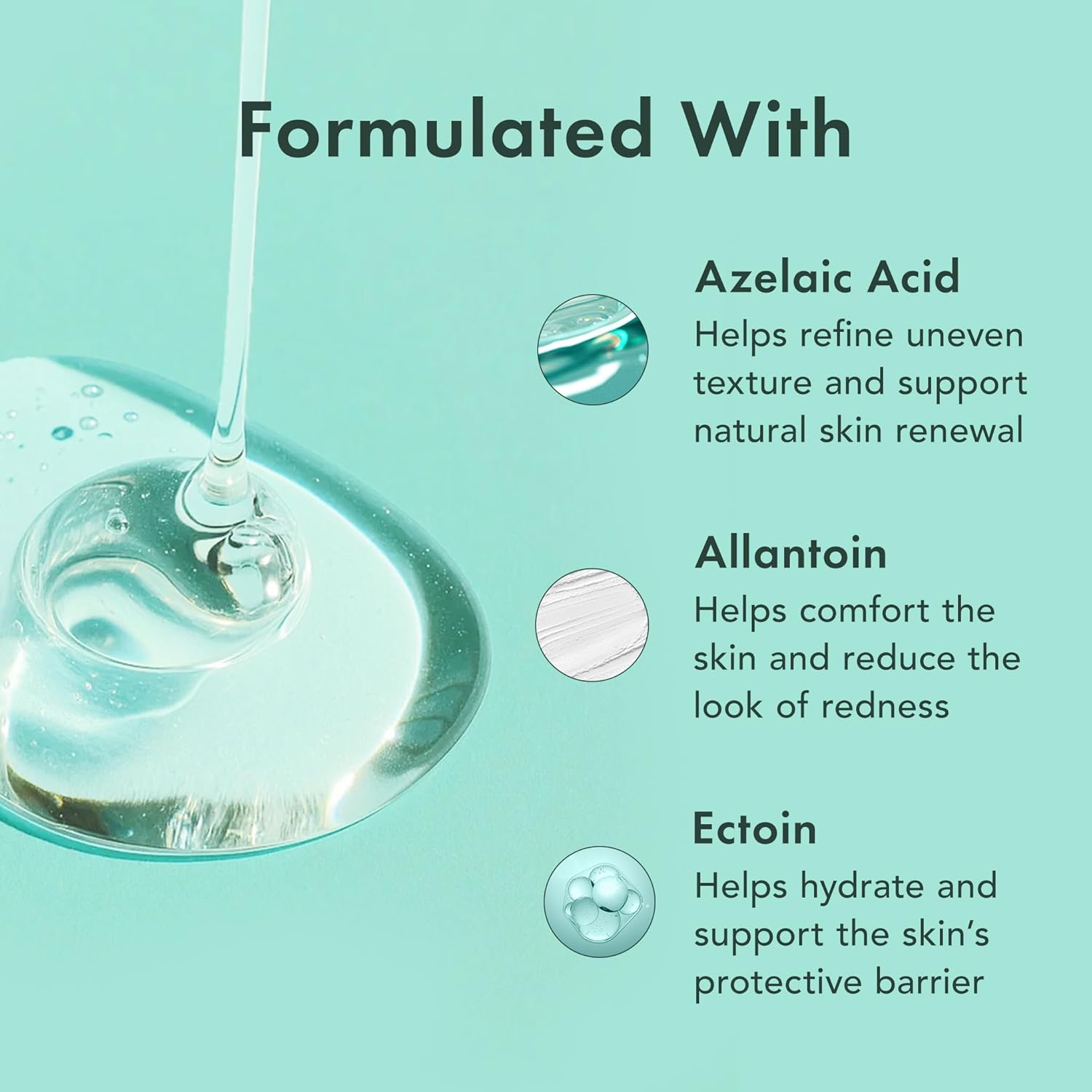 Rael Microcrystal Serum, Miracle Clear PM 2000 – Azelaic Acid for Face, Pore Minimizer, Hydration, Korean Skin Care (1.08 fl oz) - Image 6