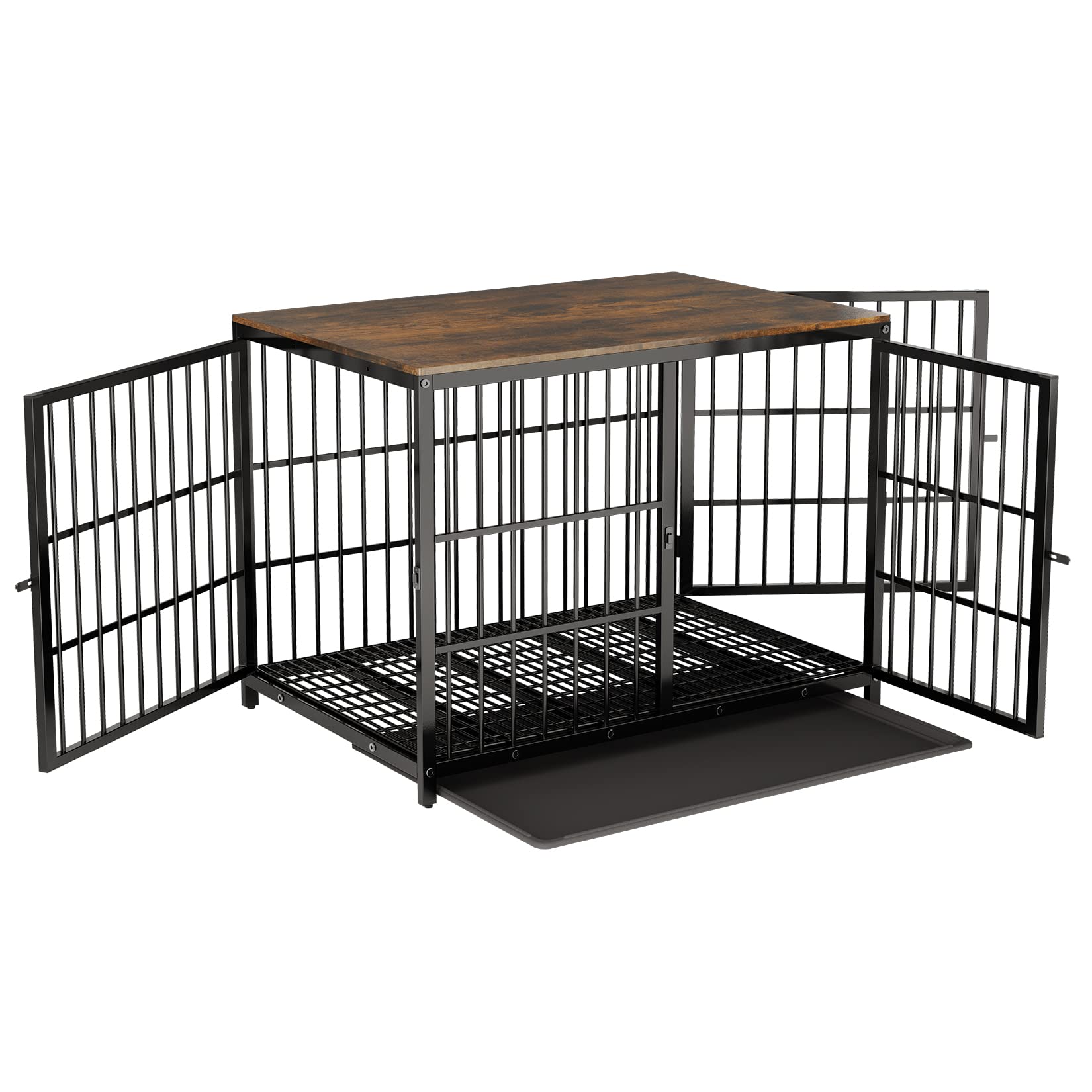 Image result for Heavy Duty Dog Crate Furniture: 42inch Wooden Dog Crates End Table ...