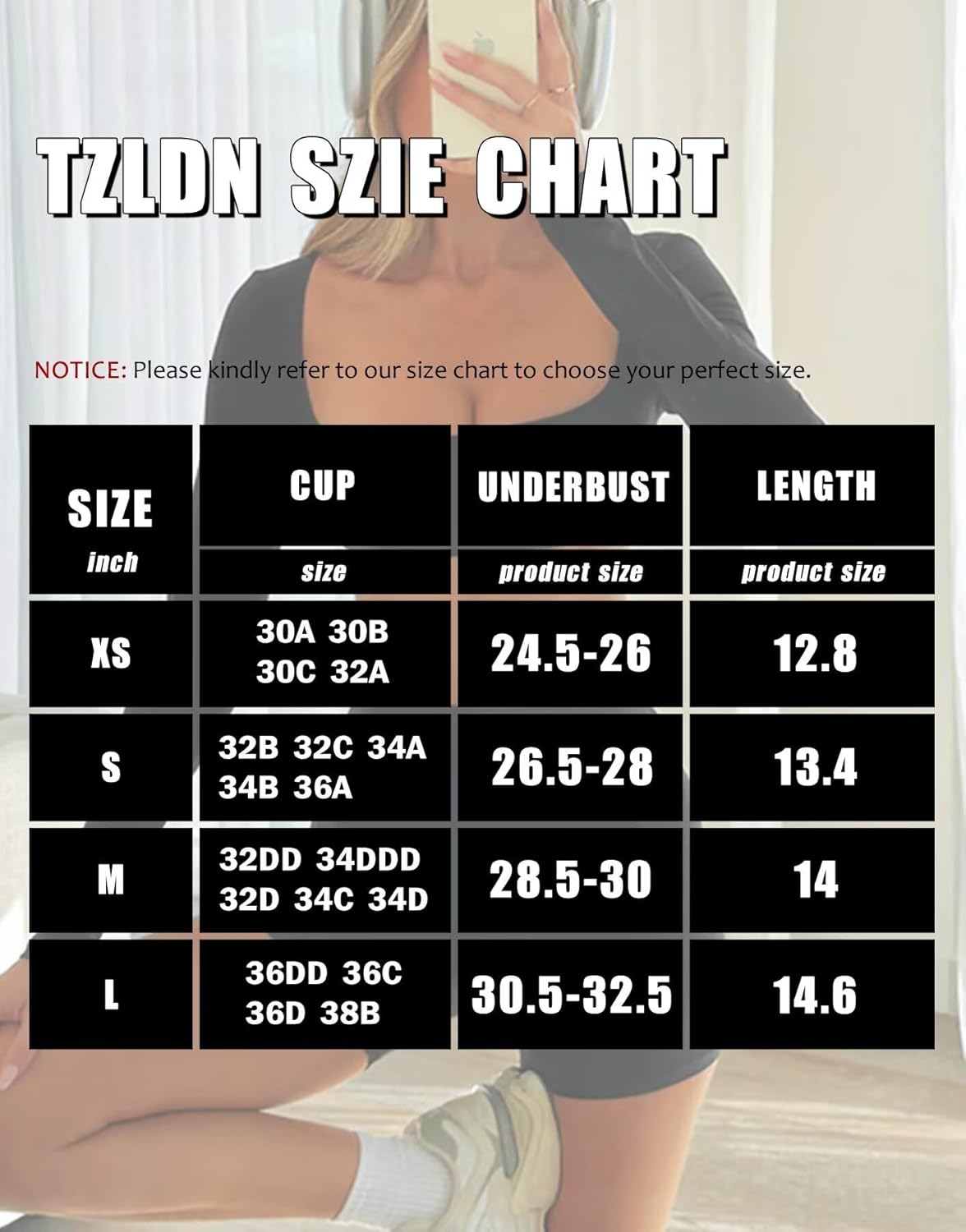 TZLDN Women's Squre Neck Workout Tops Padded Long Sleeve Crop Tops Gym Athletic Sports Yoga Compression Shirts Low Impact - Image 7