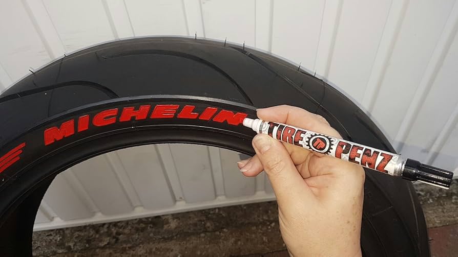 Red Waterproof Professional Car Pencil Tire Paint Pen Mark