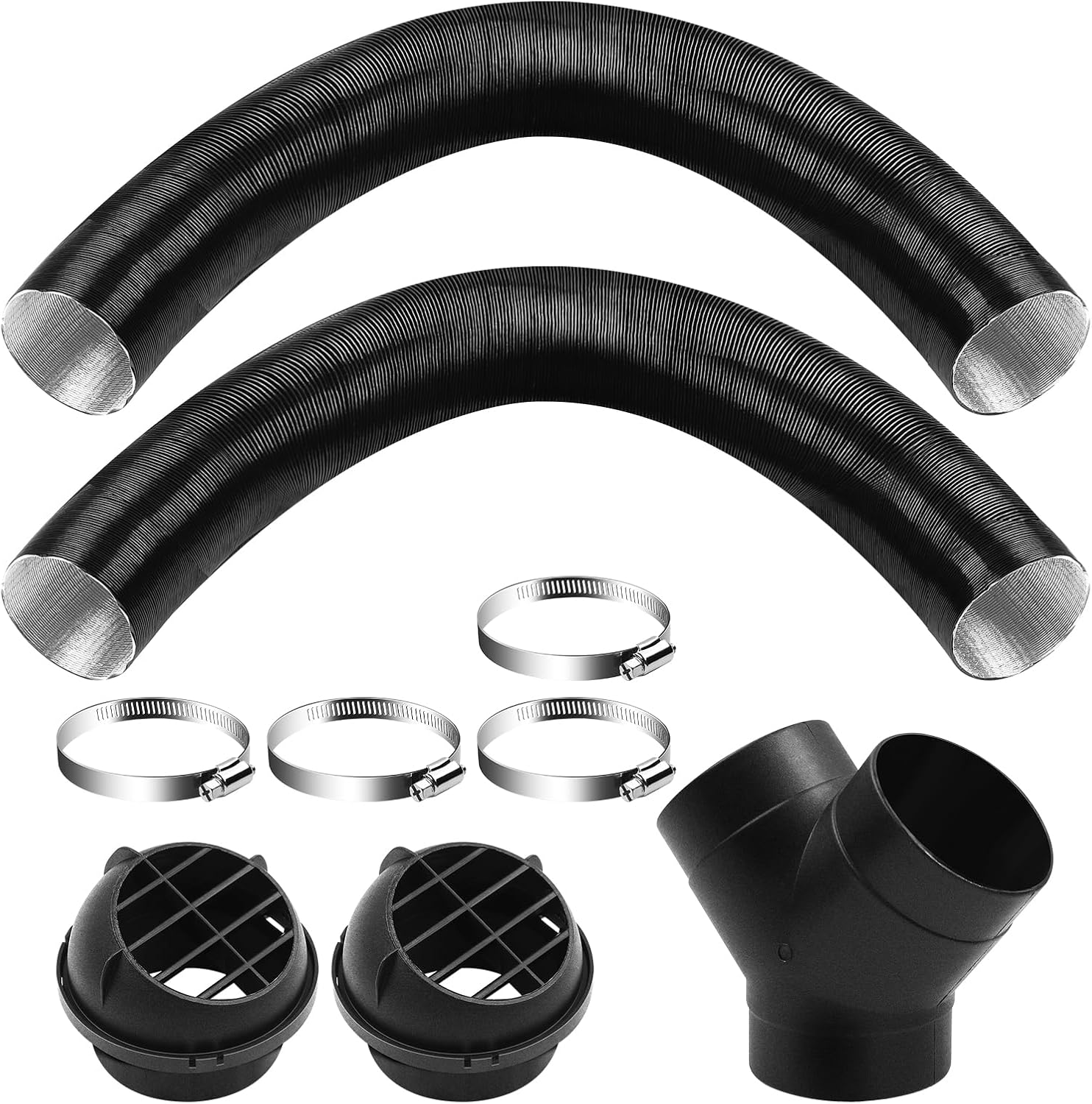 Air Diesel Heater Set, Diesel Heater Exhaust Pipe, 75mm Heater Car Auto