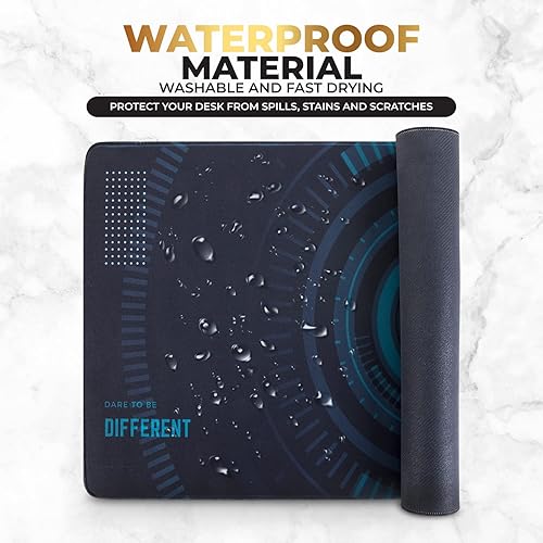 Miniatura 4 de Retrodex Alfombrilla de escritorio, alfombrilla grande para mouse para escritorio, alfombrilla de mouse para juegos, impermeable, suave,