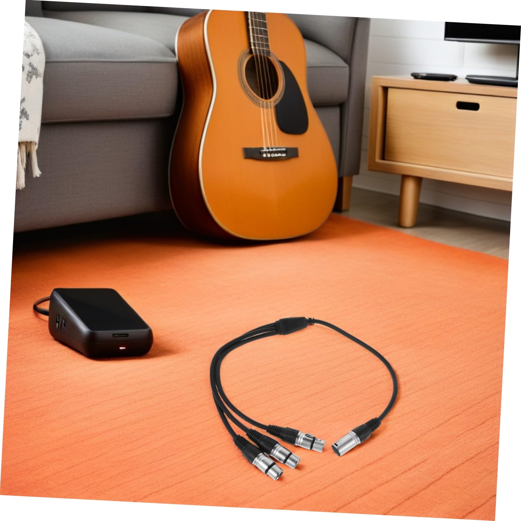 Toddmomy Xlr Mikrofon Splitter 1 zu 3, 0, 6m, 2 Stück für Studio