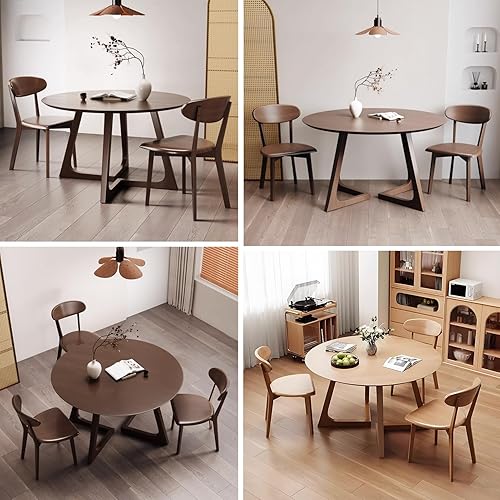 Miniatura 7 de YVYKFZD Mesa de club de oficina pequeña, mesa de centro de 5 piezas, juego de mesa de comedor de cocina, mesa de negociación de mesa de color