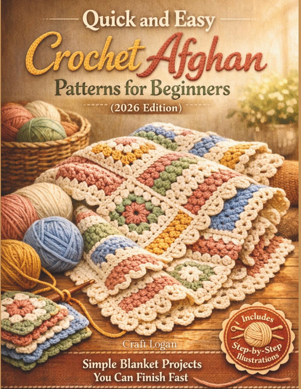 Quick and Easy Crochet Afghan Patterns for Beginners (2026 Edition): Simple Blanket Projects You Can Finish Fast