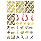 Softball Mom Nail Art Decals - Waterslide Nail Decals - Design #1