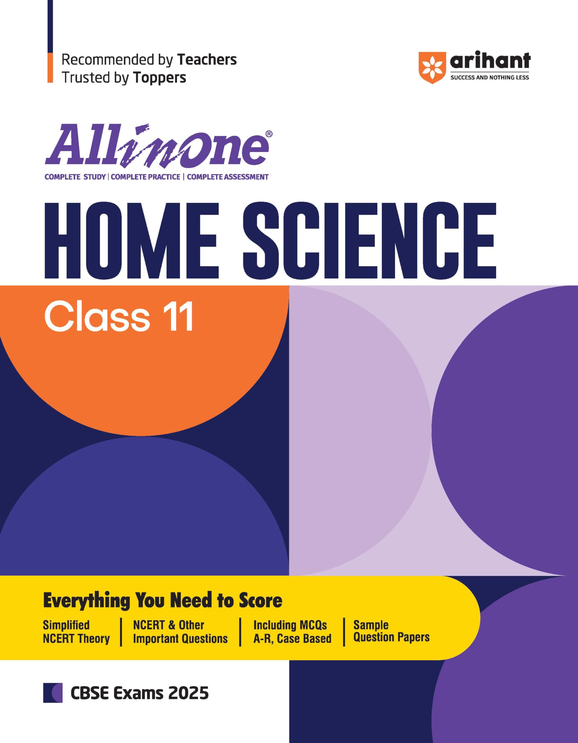 (Old Edition) Arihant All In One Home Science Class 11 For CBSE Exams 2025