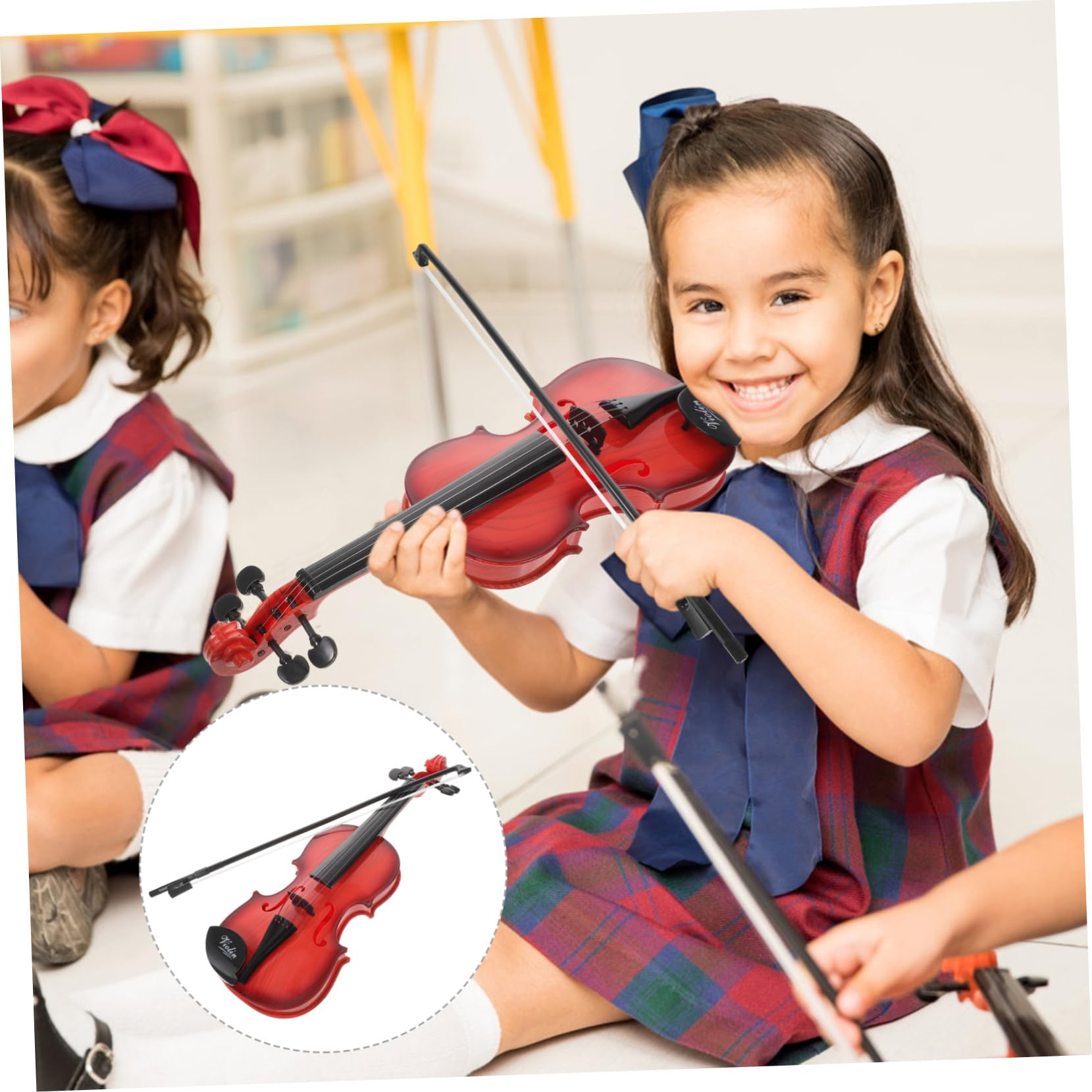 Mini Violino Giocattolo Musicale per Bambini in Plastica | Violino per Bambini, Violino Musicale Giocattolo per Istruzione, Back To School Party