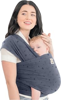 KeaBabies Baby Wrap Carrier - All in 1 Original Baby Carrier Newborn to Toddler Sling, Easy to Wear, Hands Free Bonding, Lightweight, Breathable Infant Wraps (Planets)