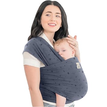 KeaBabies Baby Wrap Carrier, All in 1 Original Baby Carrier, Planets