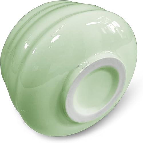 Miniatura 6 de Tazón de cerámica matcha, taza de batidor de té verde japonés hecho a mano, cuenco de té matcha para ceremonia Chawan, 16.9 fl oz, 17 oz (verde