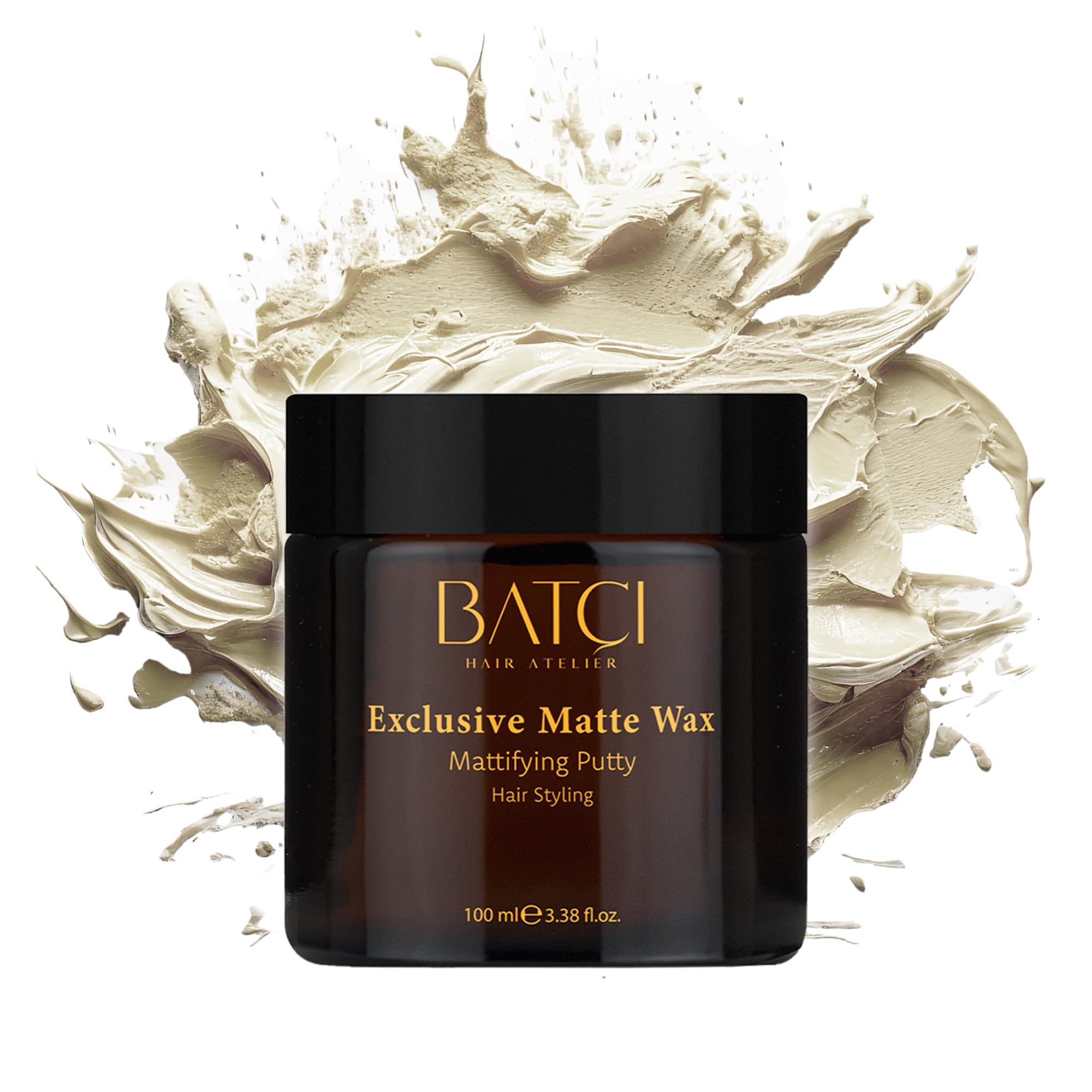 Matte Finish Hair Wax - Strong Hold, Natural Look, Long-Lasting Styling, Non-Greasy Formula for All Hair Types