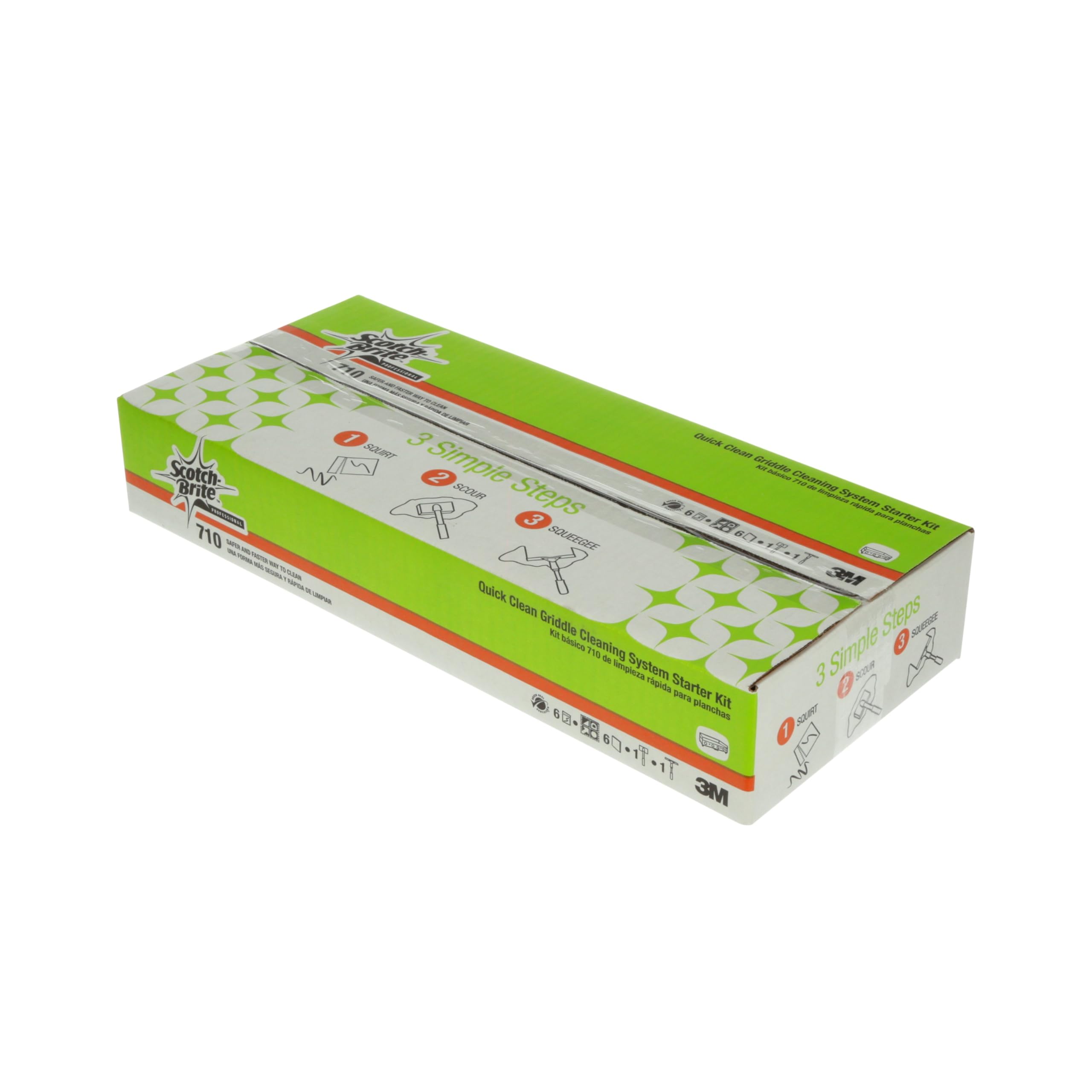 Scotch-Brite plancha sistema de limpieza Starter Kit de limpieza rápida 710