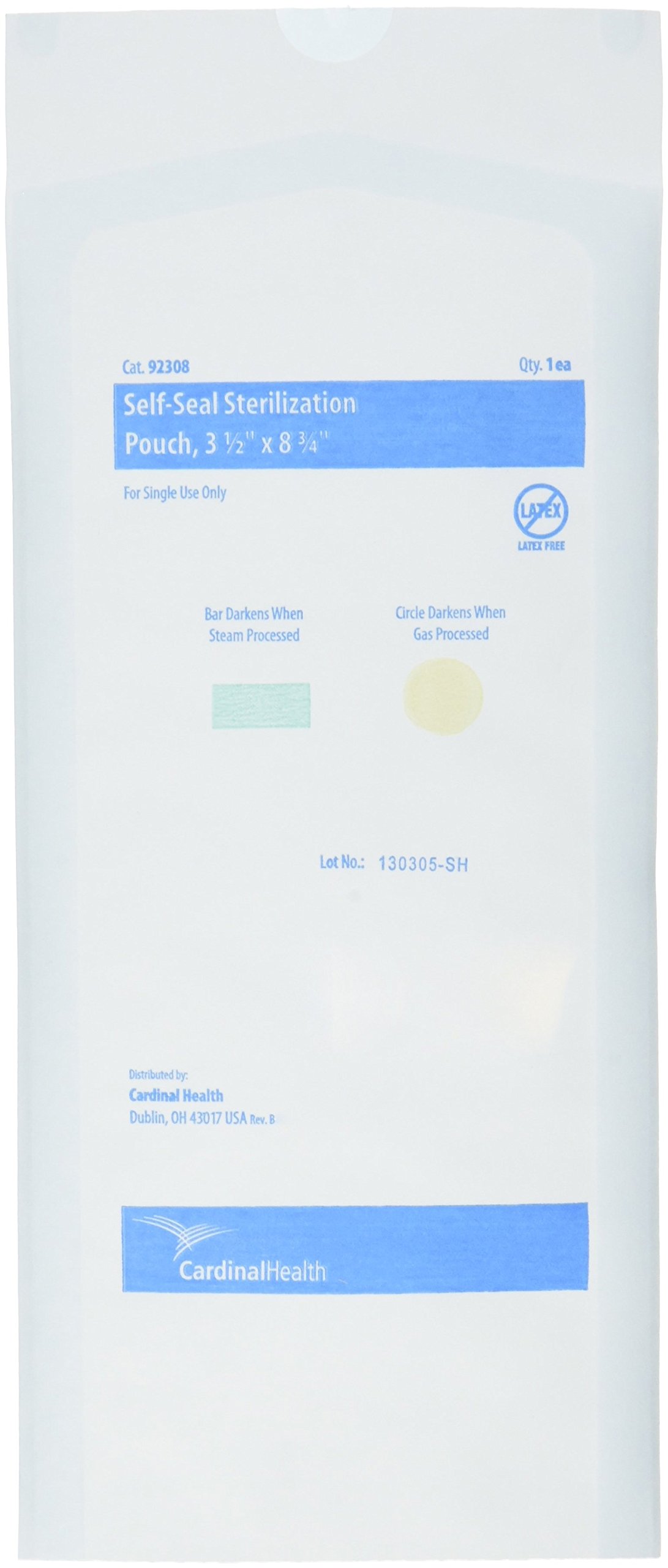 Cardinal Health 92308 Paper Sterilization Self Sealing Pouche, 3.5