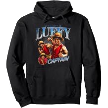 One Piece Luffy Bootleg Pullover Hoodie