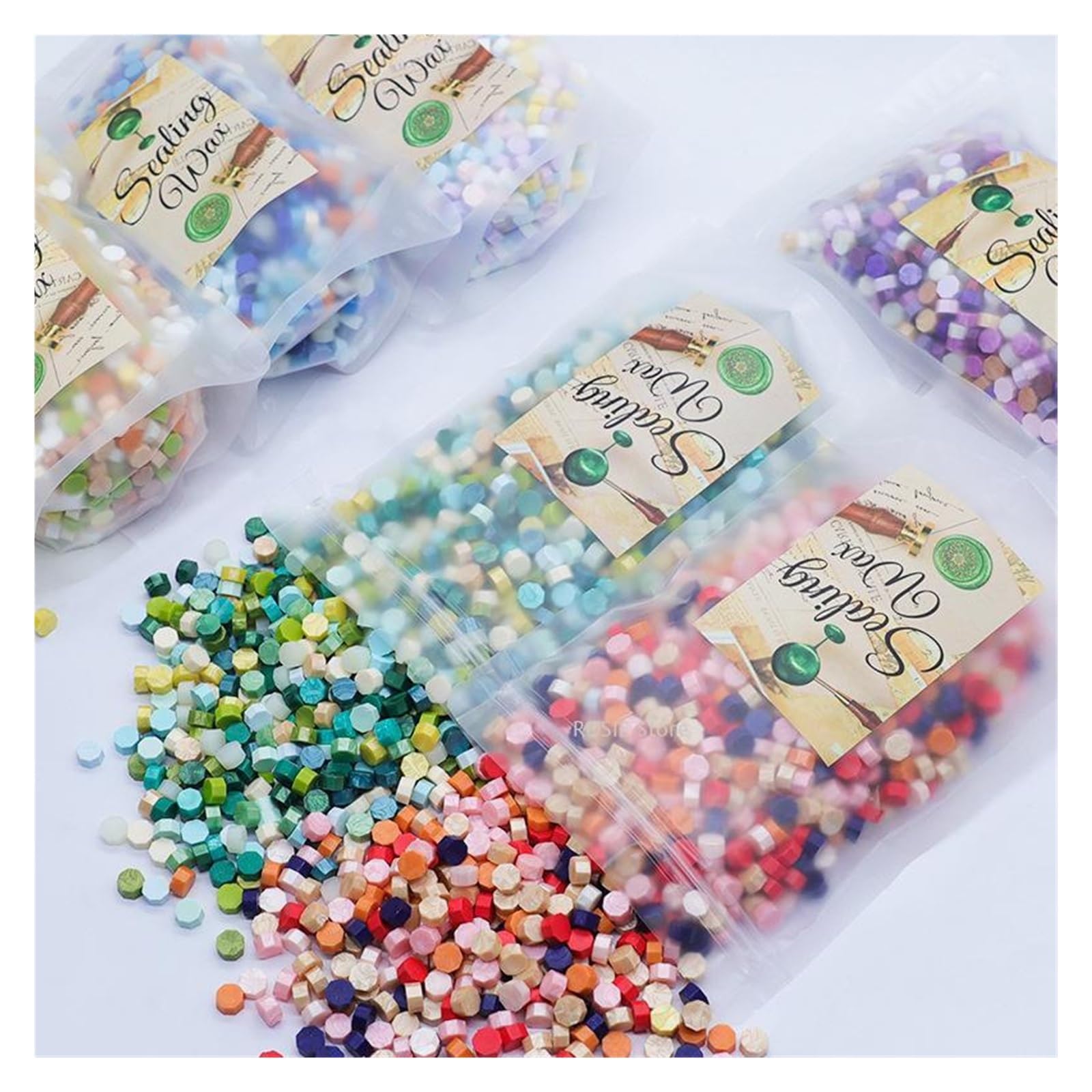 Siegelwachs 1 Kg Lackwachs-Partikel-Siegelstempelperlen-Siegel | DIY-Umschlag for Hochzeitseinladungen(A10)