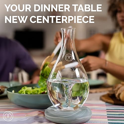 Miniatura 2 de Mayu Jarra de agua en espiral + 3 botellas de vidrio de alta calidad de tamaño "Home Hydrate Bundle"