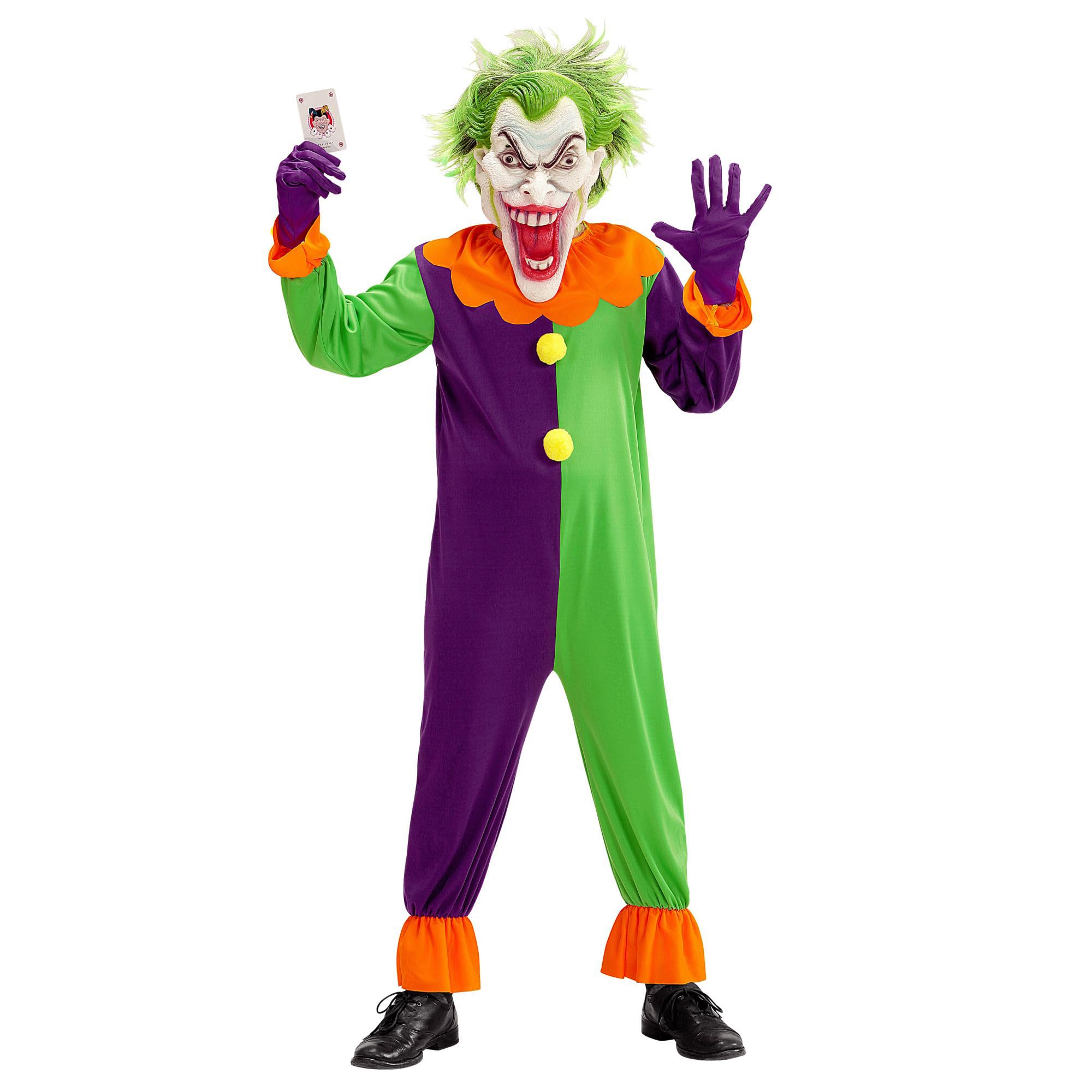 Widmann wdm07316 ? Evil Joker Costume, Purple, Small