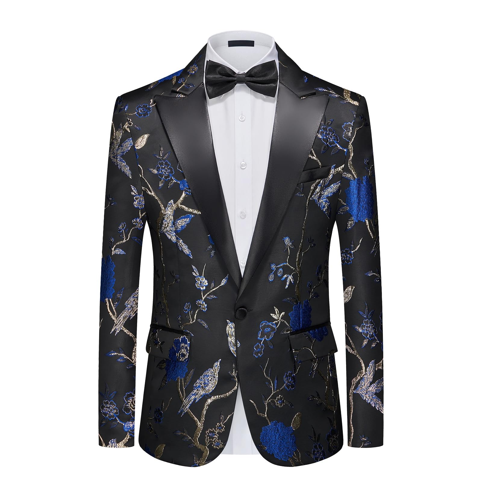 Herren-Anzüge, schmale Passform, 2-teilig, formelle Smoking-Anzüge, Blazer-Hose mit Fliege für Hochzeit, Abschlussball