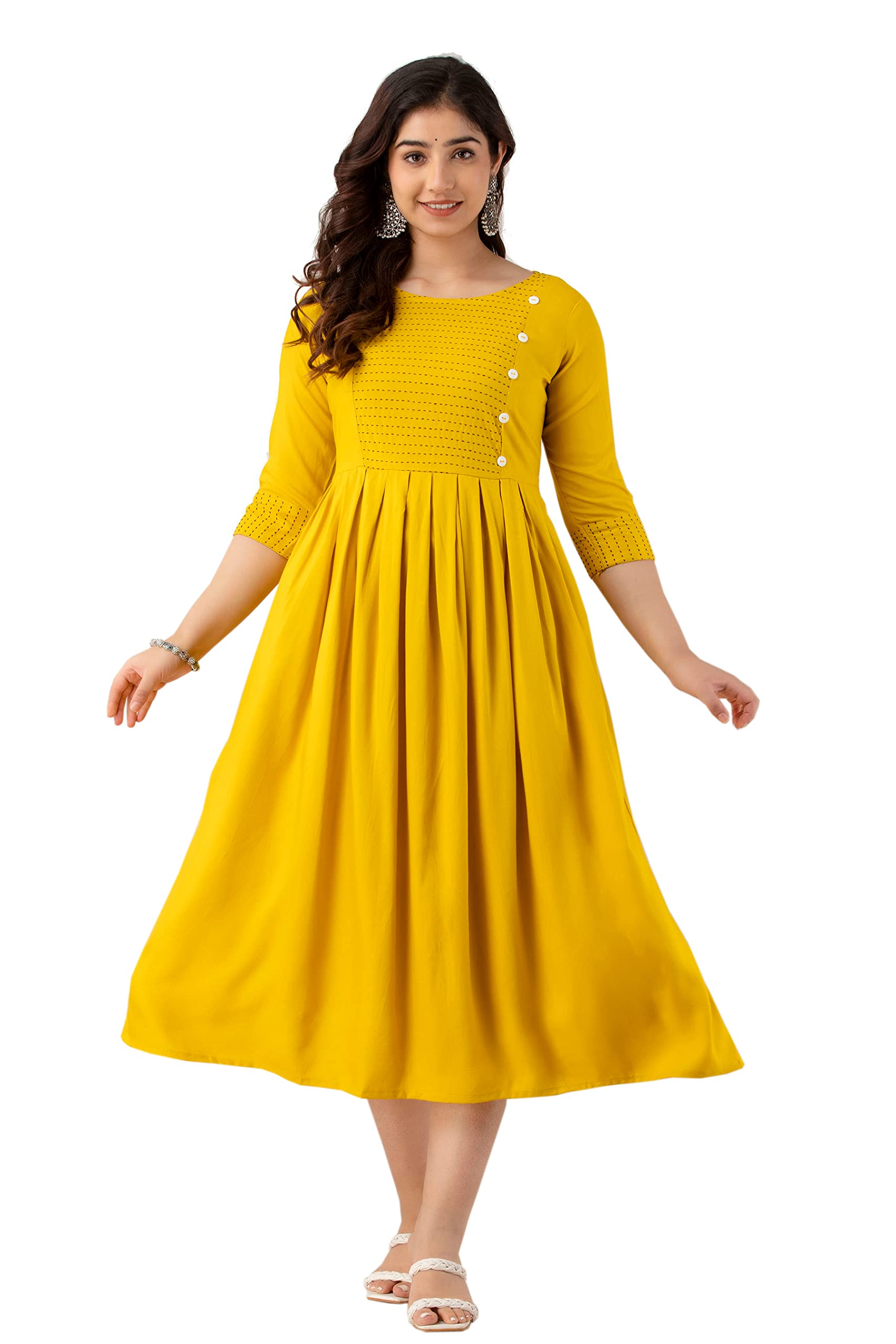Women's Maxi A-Line Dress-picture-17