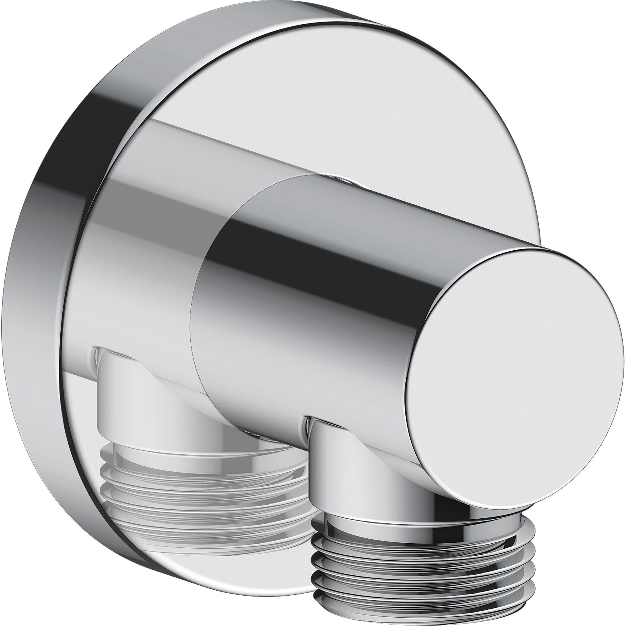Duravit Wandanschlussbogen, rund, Chrom