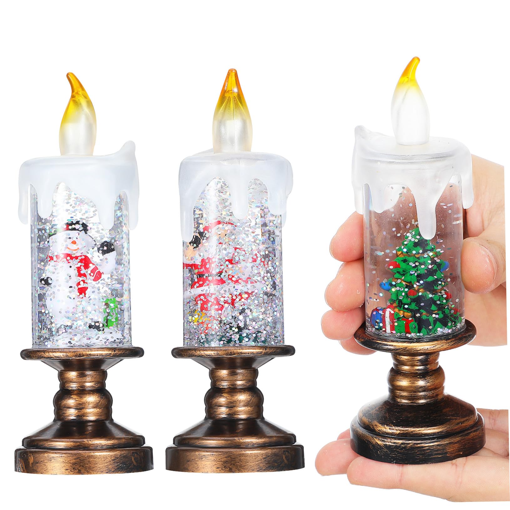 Boules à Neige de Noël MAGICLULU pour illuminer votre table de fête