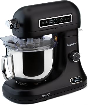 BergHOFF Gem Retro 5 L Stand Mikser   1600 W, Dayan kl  D k m Al minyum G vde | Siyah