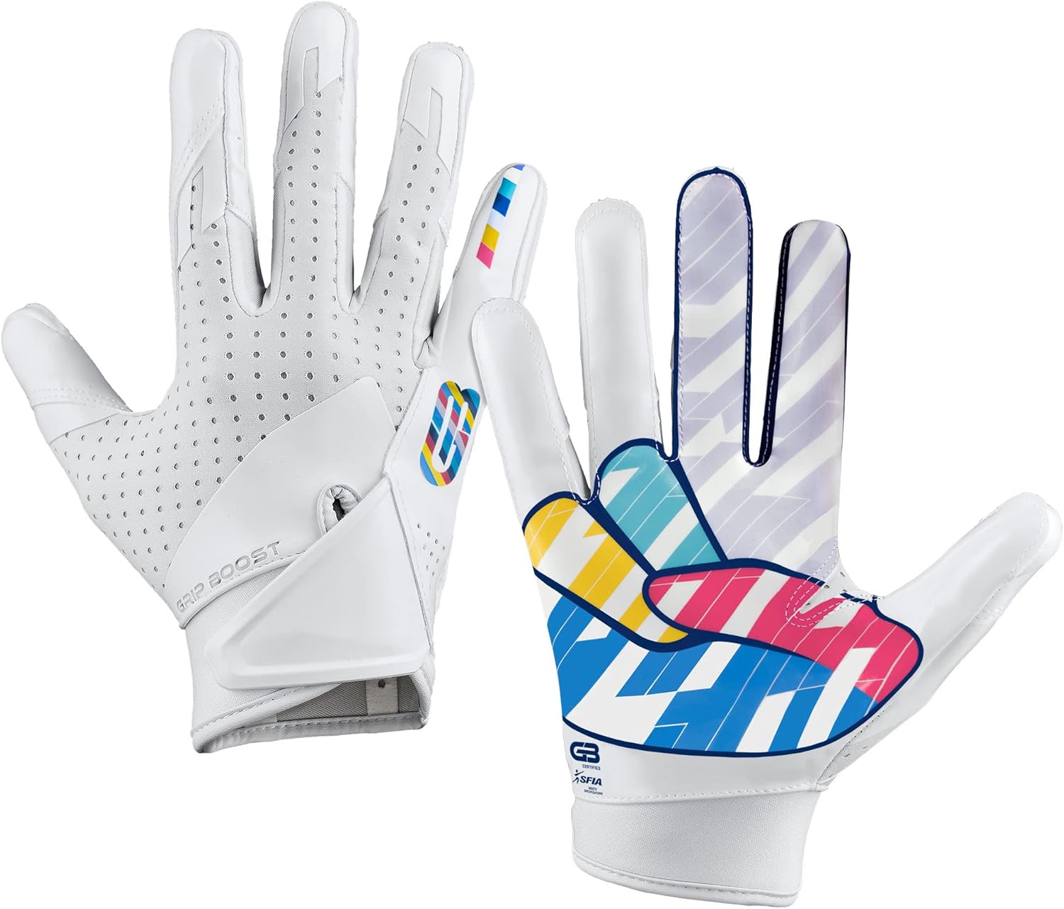 Grip Boost Crucial Catch Peace Football Gloves Pro Elite