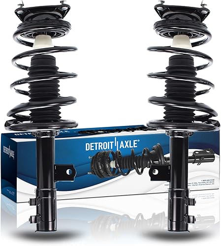 Detroit Axle - Puntales delanteros para Hyundai Elantra 2007-2010 2007-2010 completo 2 puntales con resorte helicoidal 2008 2009 reemplazo izquierdo