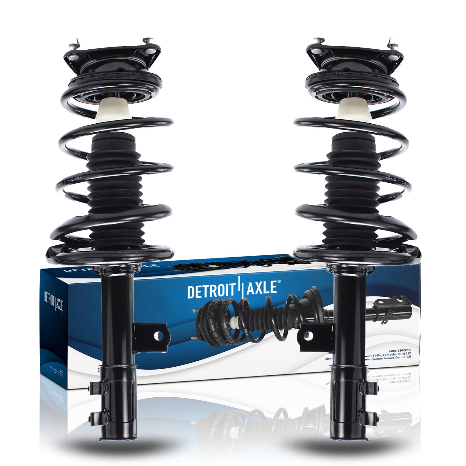 Detroit Axle - Front Struts for 2007 2008 2009 2010 Hyundai Elantra