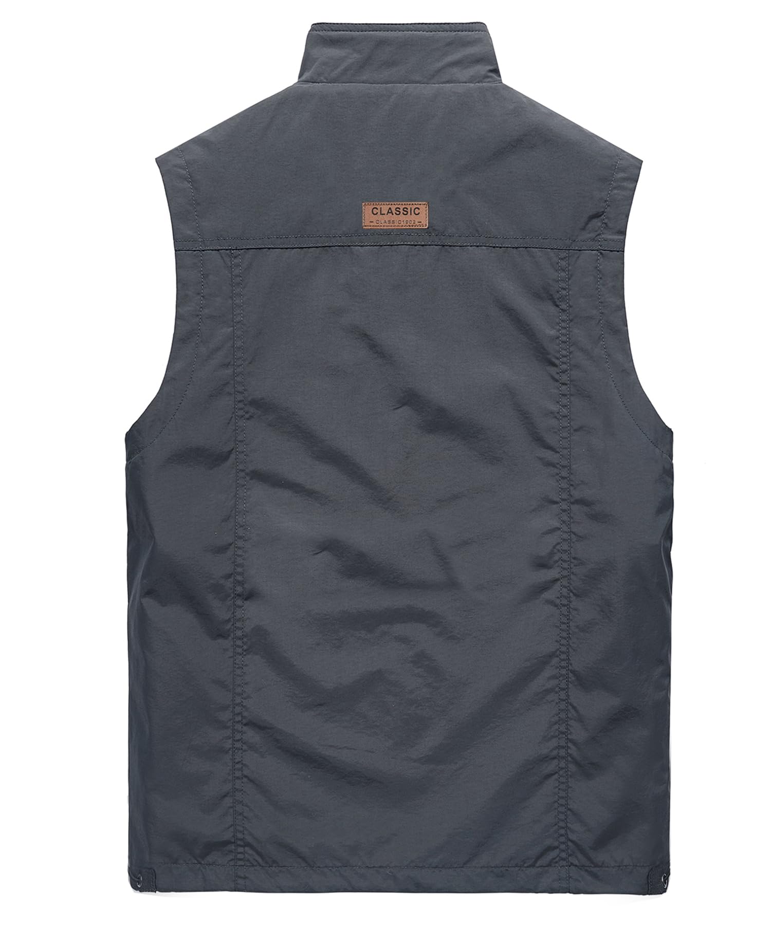 Herren Outdoor Weste Leicht Atmungsaktiv Schnelltrocknende Anglerweste Freizeitweste mit Vielen Taschen Sommer Ärmellose Jacke Winddicht Sport Multifunktionsweste für Camping Fotografie