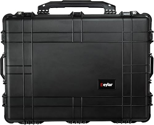 Miniatura 4 de Eylar - Funda protectora para engranajes de 31.5 pulgadas, resistente al agua y a los golpes con espuma (negro)