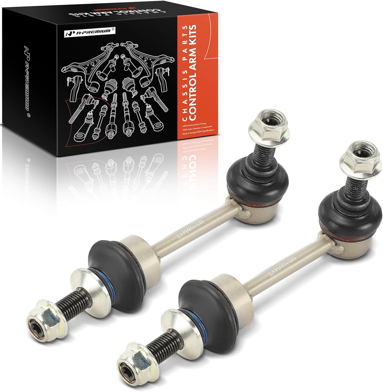 A-Premium 2 x Rear Sway Bar Links Stabilizer Bar Links, Compatible with BMW X5 2007-2018, X6 2008-2019