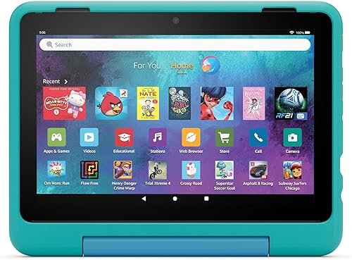 Funda infantil Tienda para tablet Fire HD 8 (solo compatible con tablets de 12 generación). Discovery