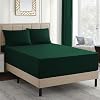 Bedlooms Extra Deep Bed Sheets King Size Fitted Sheet - 40 Cm (16 Inch) Extra Deep Pocket Fitted Bed Sheets - Soft Breathable Brushed Microfiber Fitted Sheet - Shrink and Fade Resistance