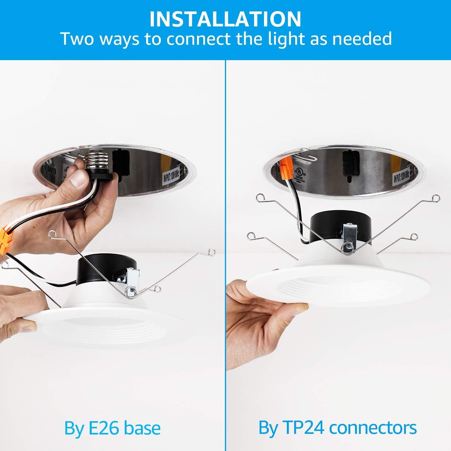 60% оƒƒ Dіѕсоunt TORCHSTAR 12-Pack 5/6 Inch LED Recessed Downlight, Baffle Trim, Dimmable, 15W (120W Eqv.), CRI 90, UL Listed, 1100lm, 5000K Daylight, Simple Retrofit Installation