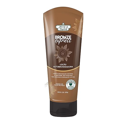 Flores & Vegetais Loção Autobronzeadora Bronze Express 120G