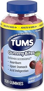 TUMS Chewy Bites Ultra Strength Antacid Chewable Tablets, Mixed Fruit, 200 ct. (2-Pack)