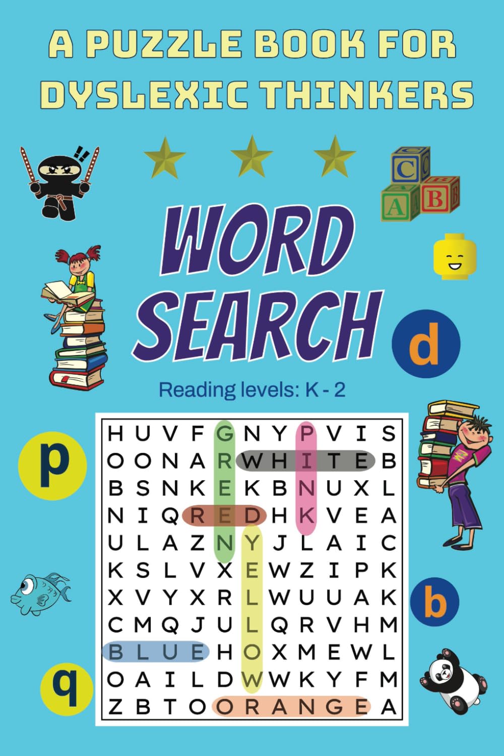 Word Search Adventure for Kids with Dyslexia: Fun and Easy Word Puzzles to Build Reading Skills | Boost Confidence and Support Early Learners | Reading levels K-2