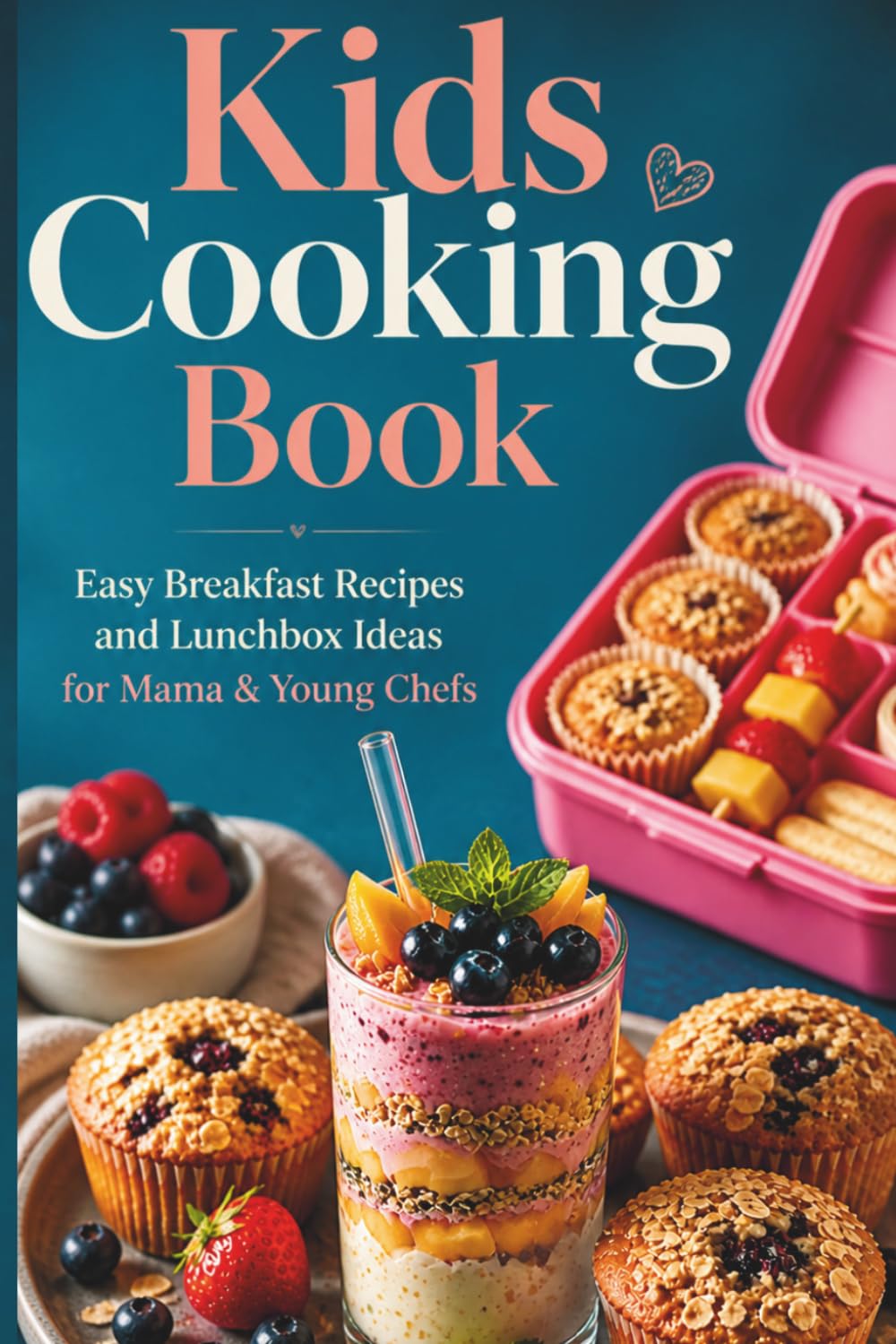 Kids Cooking Book: Easy Breakfast Recipes and Lunchbox Ideas for Mama and Young Chefs