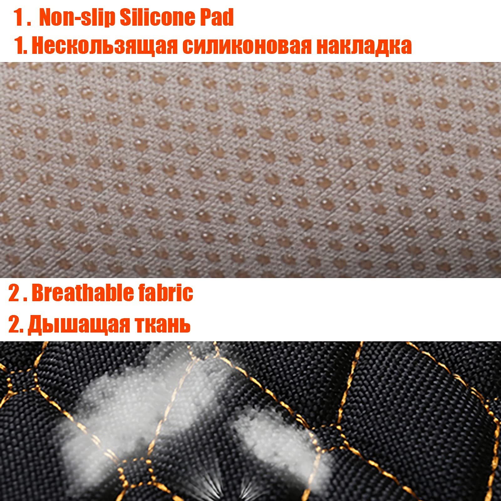Juego completo de fundas protectoras para asientos delanteros y traseros de coche, tela de lino, tamaño universal (delantero + trasero), 3 piezas, beige)
