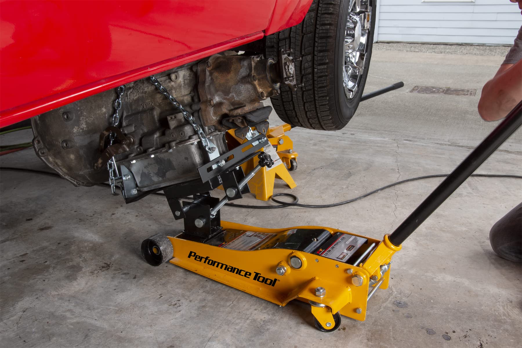 Performance Tool W41044 Transmission Jack Adapter for Cars, Trucks, and