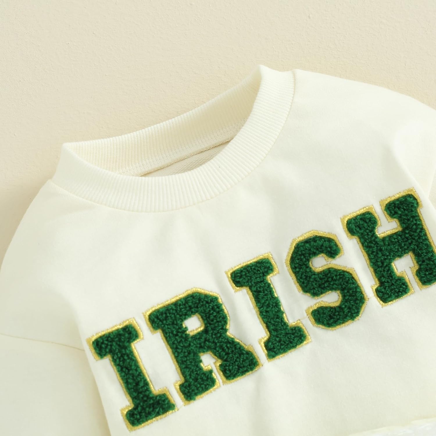 Toddler Baby Boy Girl St. Patricks Day Outfit Embroider Print Shirt Sweatshirt Pants Set St. Patricks Irish Clothes - Image 4