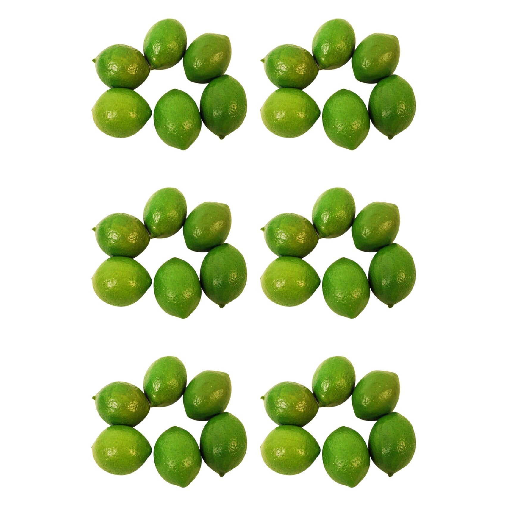 Hndhbfgrt 36 X Realistic Lifelike Artificial Plastic Lemon Fruit Food Fake Home Decor