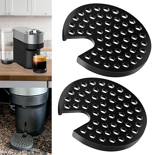 MS-624913 Black Drip Tray Grid Cup Mug Rest Compatible with