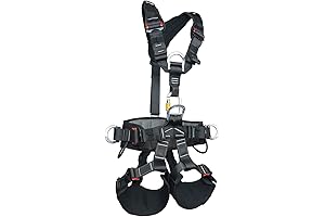 SOB Full Body Tower Climbing Harness Thicken Widen Waist Safety Tree Mountaineering...